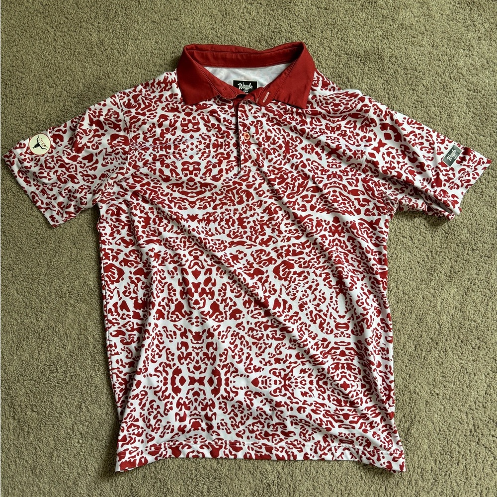 Mens Waggle Golf Polo - Large